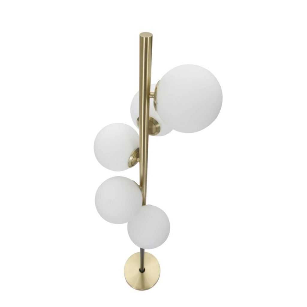 Lampada da Terra VKH199, Oro, Metallo, 30x30x160 cm