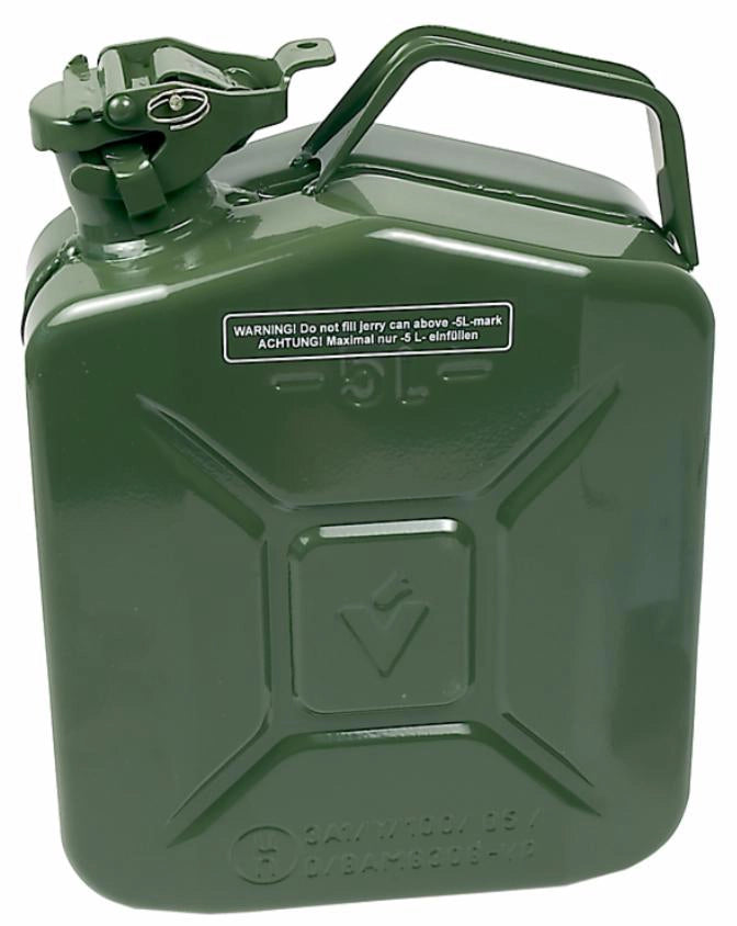 TANICA IN METALLO PER CARBURANTE lt.  5