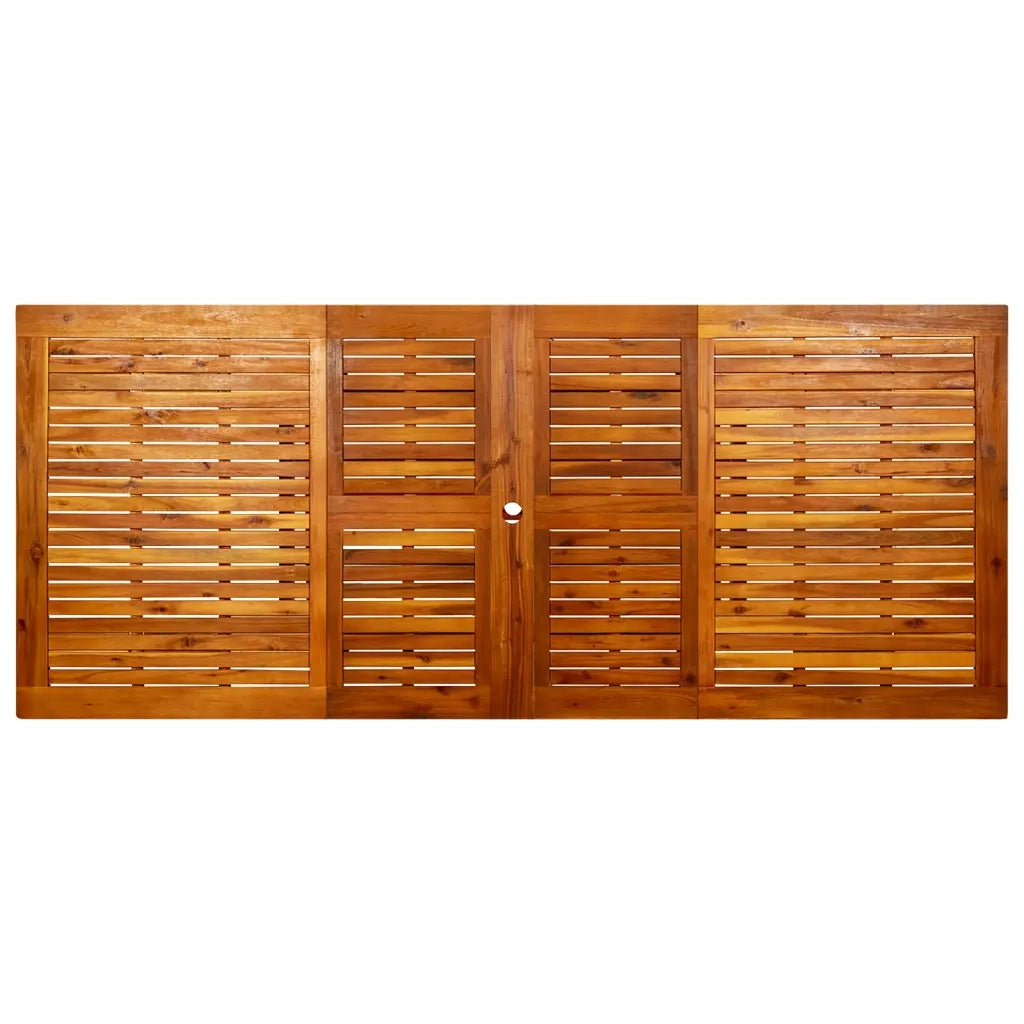 Tavolo da Pranzo per Esterni (160-240)x100x75cm Massello Acacia 316566