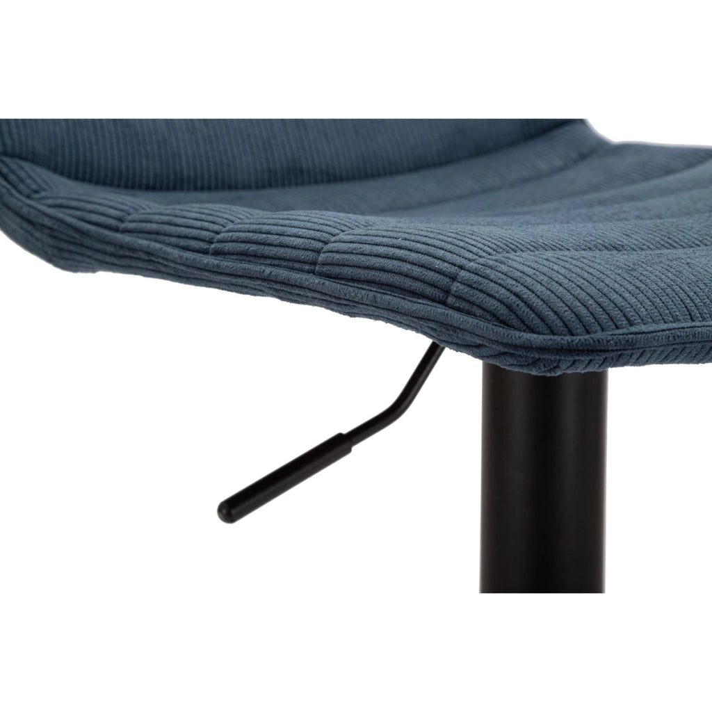 Set di 2 Sgabelli Alti VKH445, Nero, Metallo, 43x49,5x85,5 cm