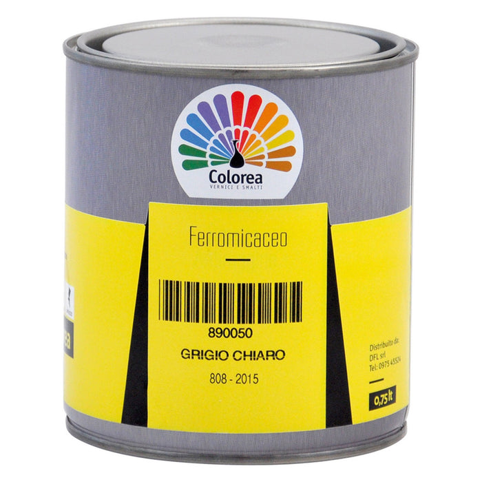 smalto ferromicaceo 'colorea' lt. 0,750 grigio chiaro cod:ferx.890050nlm