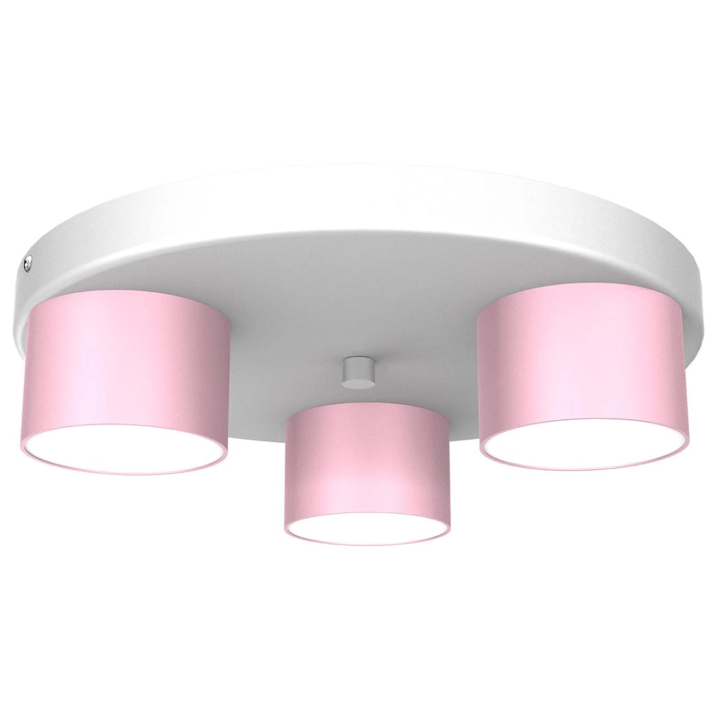 Plafoniera Dixie MLP7556 3x20W GX53 rosa Milagro metallo