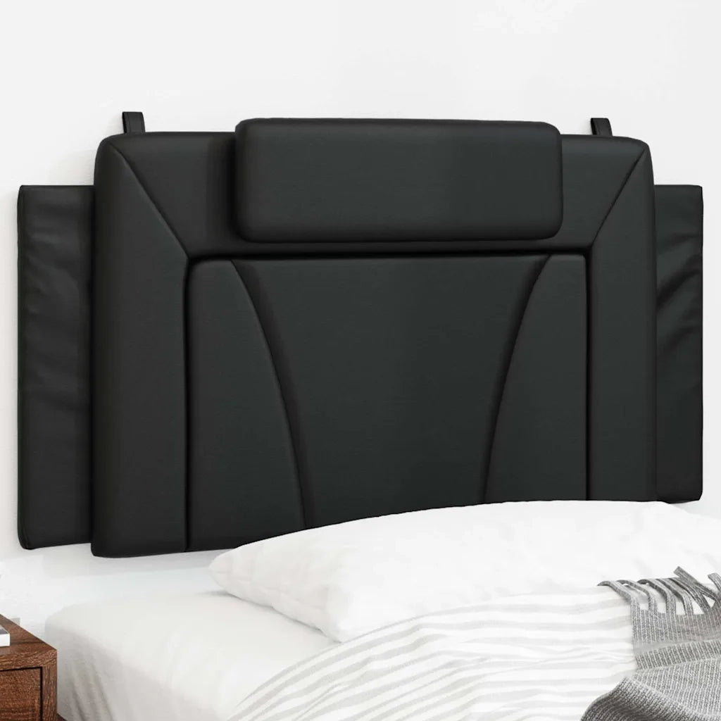 Cuscino Testiera Viana Nero 100 cm in Similpelle CFW7824338