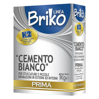 cemento bianco in polvere 'briko k2' kg. 4 - sacchetta cod:ferx.9041610nlm