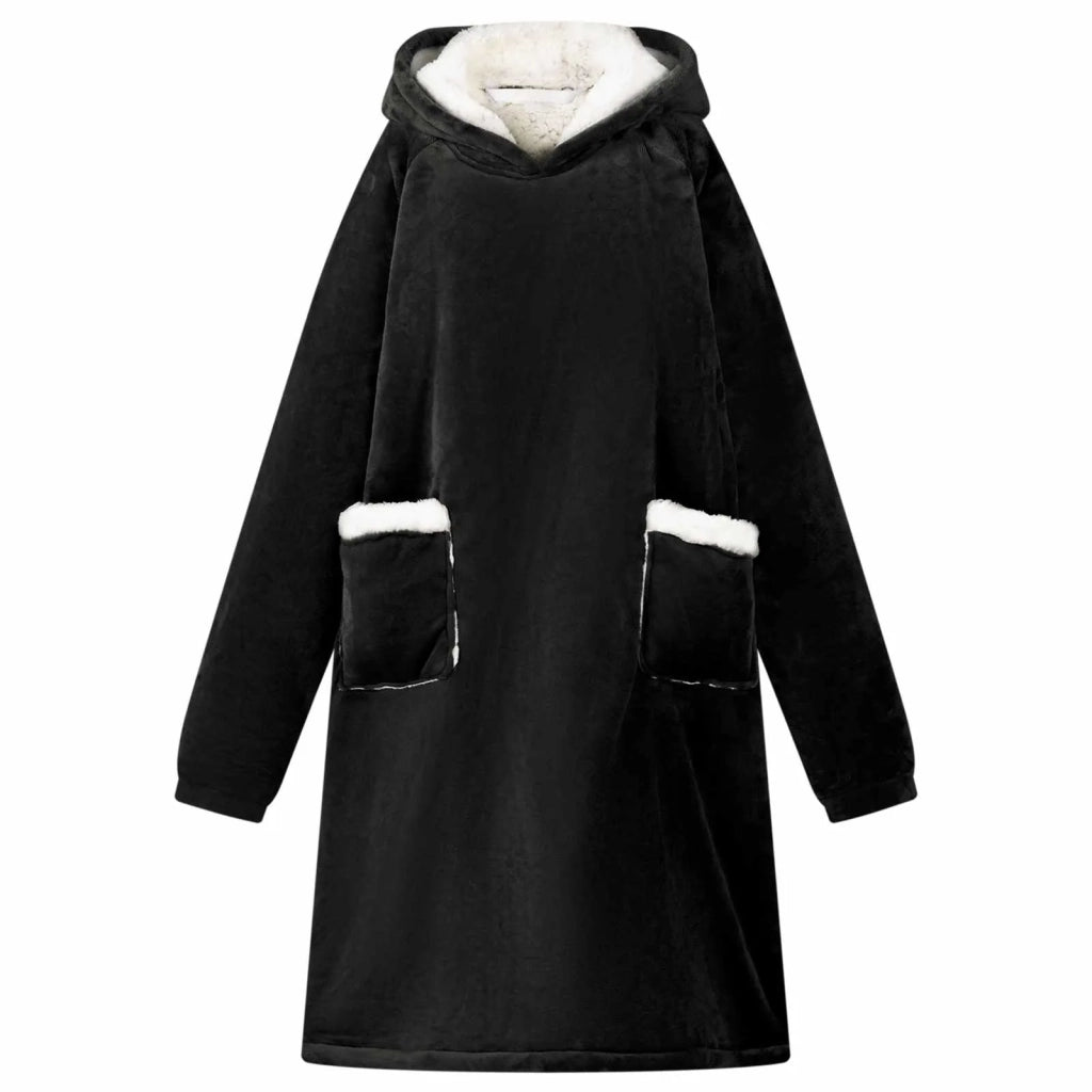 Felpa coperta Nero M Pile e Flanella CFW3863890