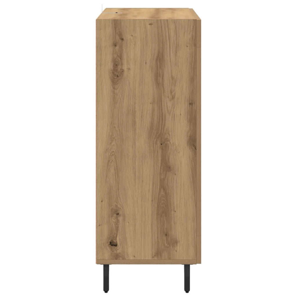 Credenza | Madia | Buffet da pranzo | Armadio da pranzo con cassetto Rovere artigianale 69,5 x 34 x 90 cm