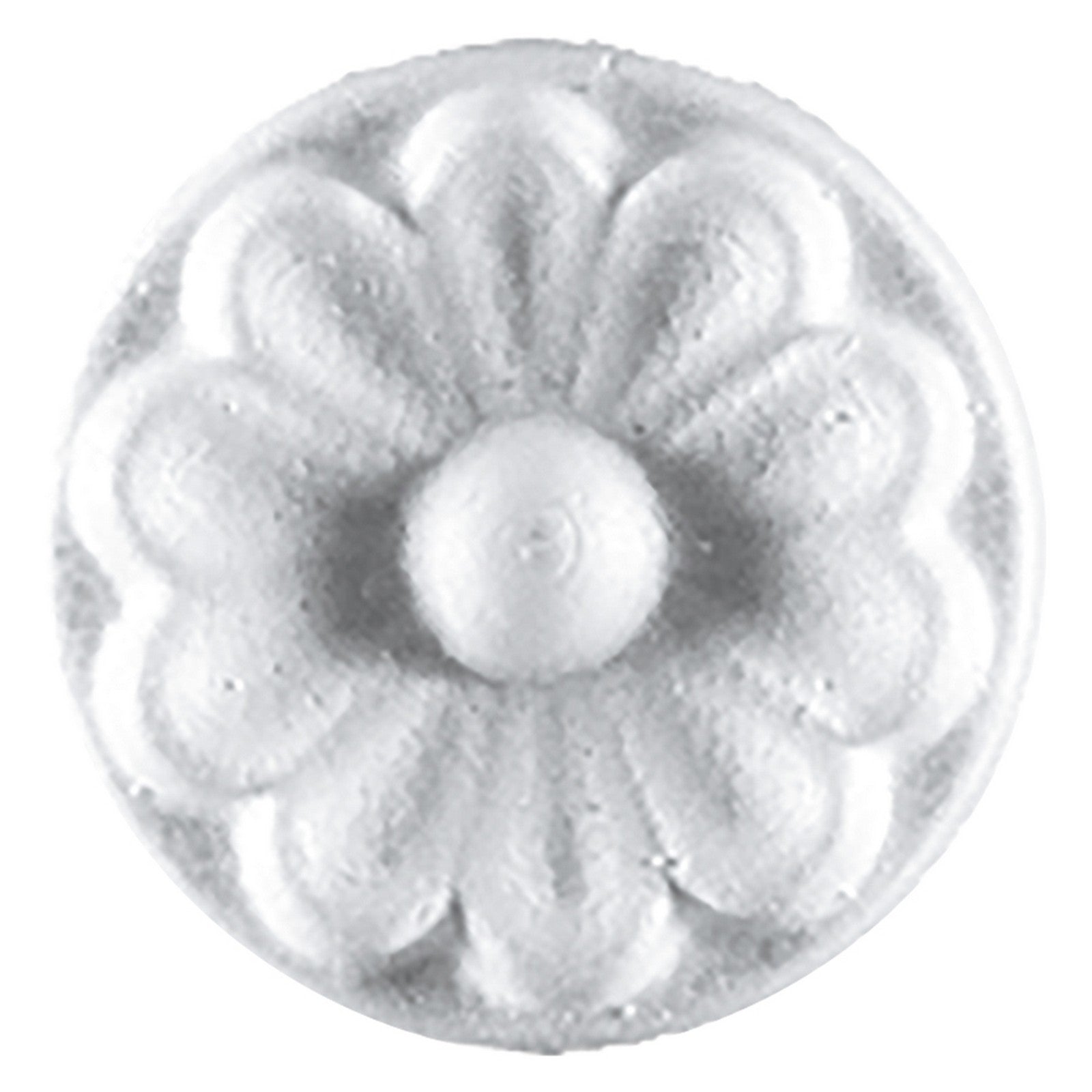 rosone decorativo per soffitti mod.ec00dy - ã˜ cm. 6,5 kit 4 pz cod:ferx.9131051nlm