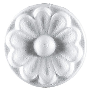 rosone decorativo per soffitti mod.ec00dy - ã˜ cm. 6,5 kit 4 pz cod:ferx.9131051nlm