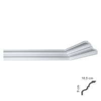 cornice decorativa per soffitto mod. i777 - mm 105 x  90 cod:ferx.913146nlm