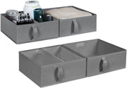 Organizzatori di abbigliamento 4-pack - Organizzatore di abito pieghevole per comodino e armadio