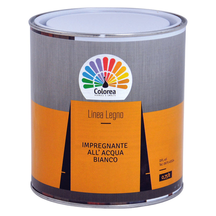 impregnante per legno 'colorea' lt. 0,750 bianco cod:ferx.890400nlm