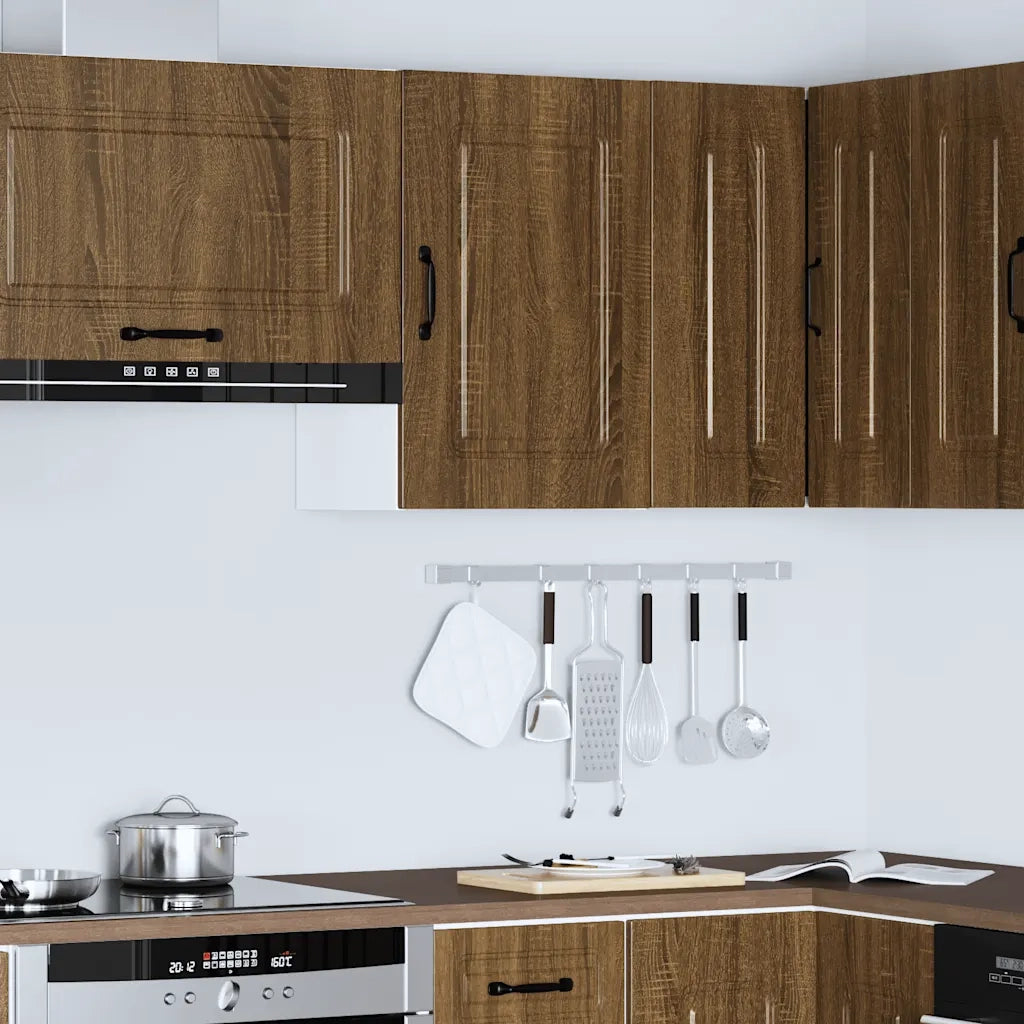 Pensile da Cucina Kalmar Rovere Marrone in Legno Multistrato