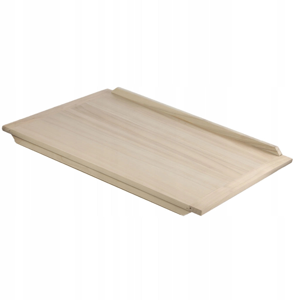 Tagliere da pasticceria grande in legno KADAX 80x60cm XXL monofacciale in legno massello per cucina
