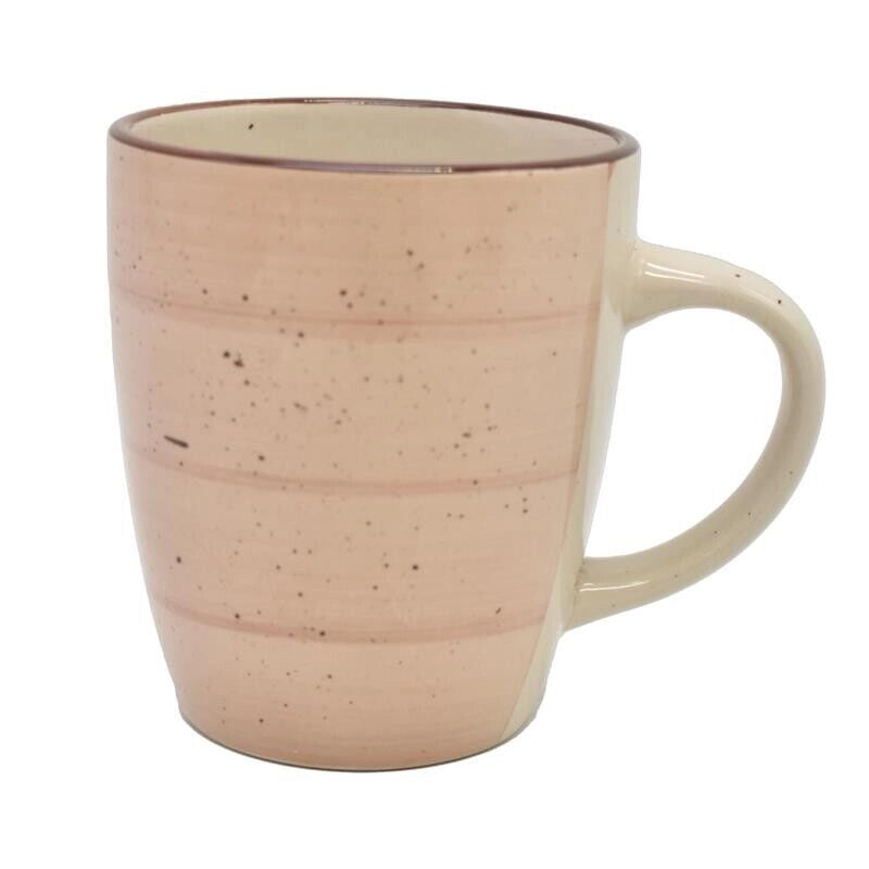 MAURY'S SPOT TAZZA IN CERAMICA DA 360 CC IN COLORE ROSA ANTICO EFFETTO CEMENTO