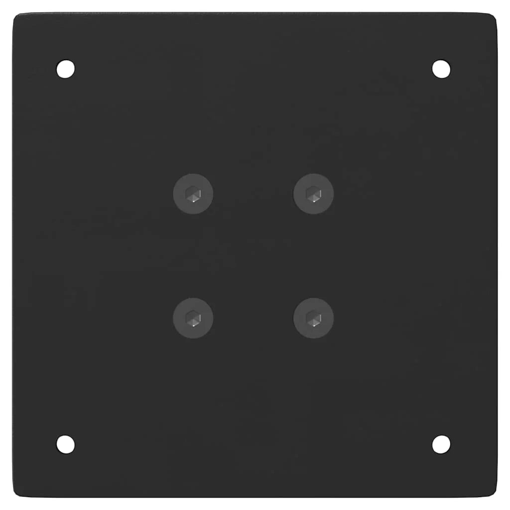 Set di 4 gambe per tavolino da caffè dal design moderno da 30 cm con cuscinetti antigraffio in acciaio nero 02_0056793