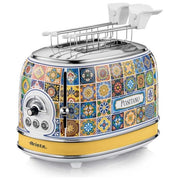 Ariete 155 Tostapane Positano, 810W, 2 fette, 6 livelli di doratura, Vassoio raccogli briciole, Funzione defrost, Espulsione automatica