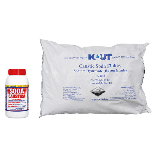 soda caustica kg. 1 - barattolo norma ce cod:ferx.9038920nlm