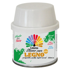 stucco per legno 'colorea' ml 750 - scuro cod:ferx.9006660nlm