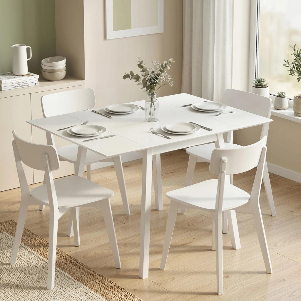 Tavolo da pranzo pieghevole ¨C zephmum ¨C bianco