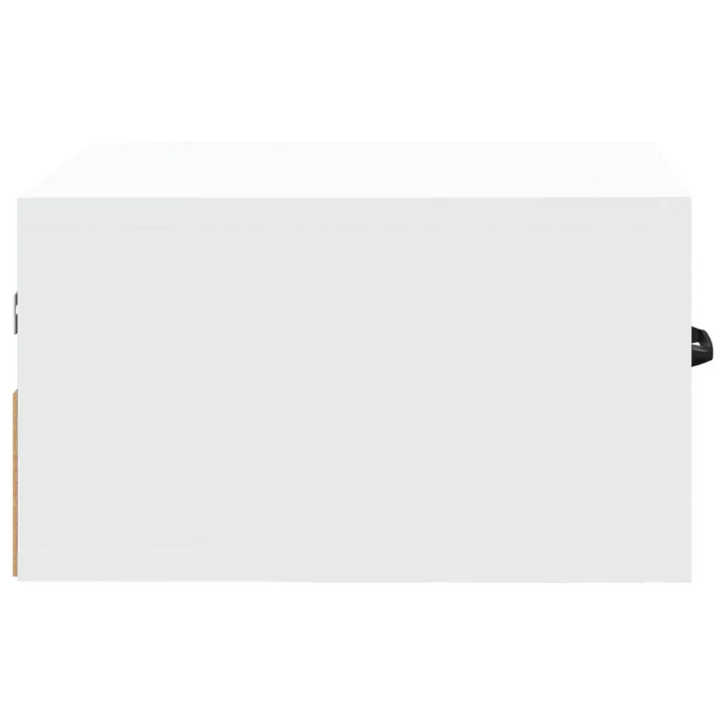 Comodini a Muro 2 pz-Set di 2 Tavolino da notte Bianchi 35x35x20 cm 560987