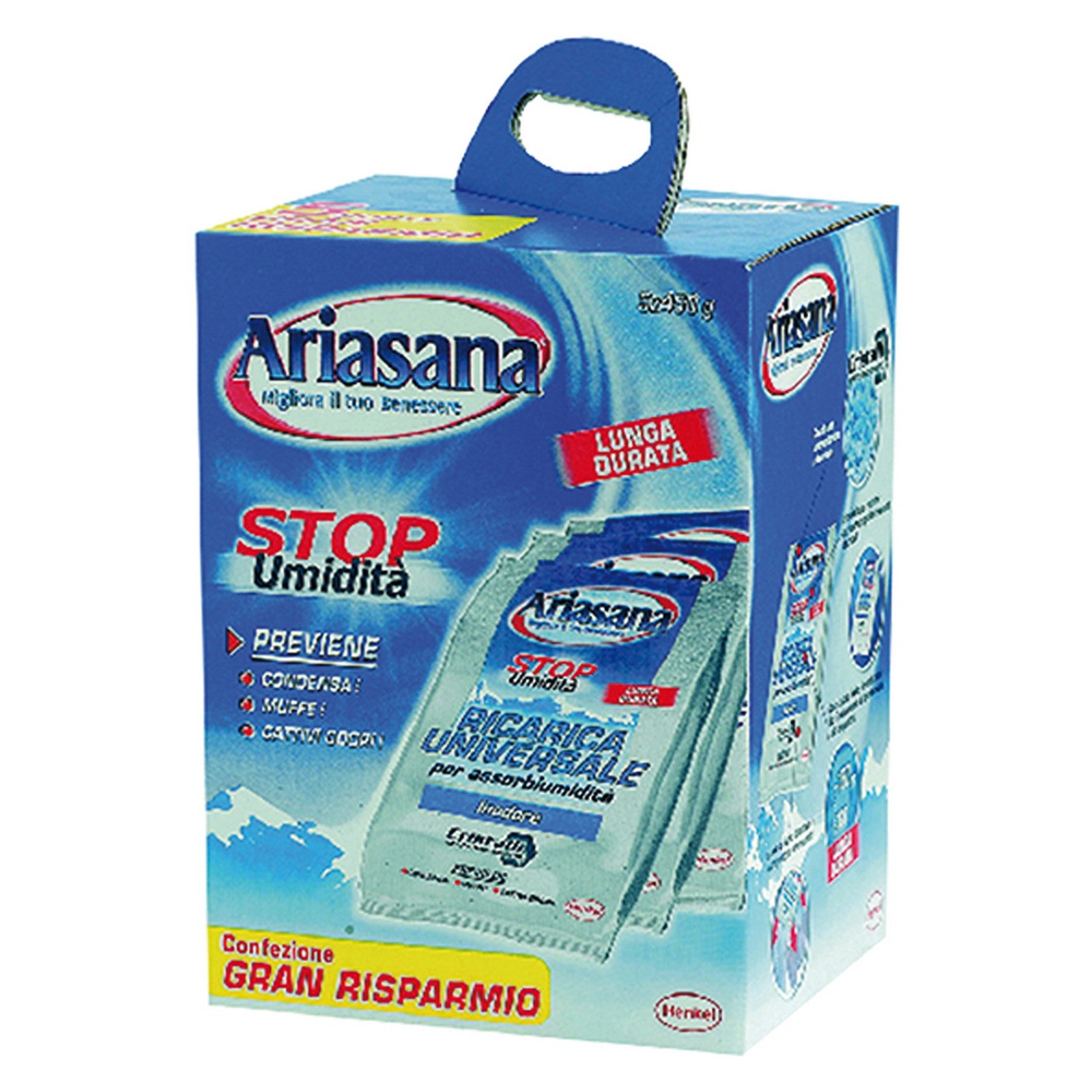 ricarica assorbiumidita' 'ariasana' 5 x 450 gr. cod:ferx.805718nlm