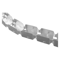 guida per pavimento flessibile mm 50 x 40 - mt.3 cod:ferx.1032290nlm