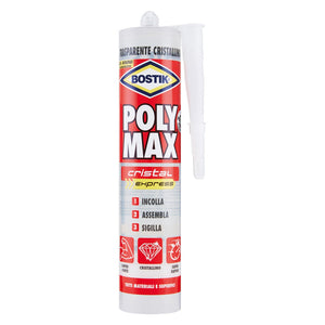 adesivo sigillante universale 'poly max' cristal e gr. 115 (clip strip) cod:ferx.9120054nlm