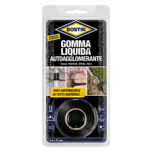 gomma liquida nastro autoagglomerante mm 25 x 3 mt cod:ferx.9120110nlm