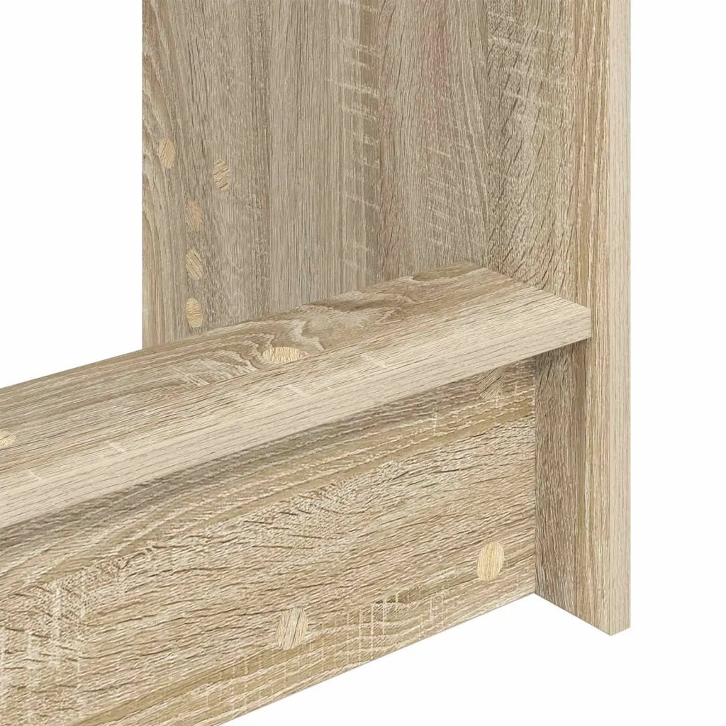 Scrivania Letto Rovere Sonoma Legno ingegnerizzato
