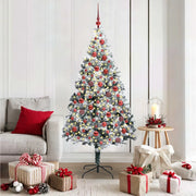 Albero di Natale artificiale con 300 LED Bianco 180 cm 3396962