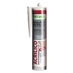 silicone acrilico effetto ruvido 'gebosil' bianco ml 310 cod:ferx.9007890nlm