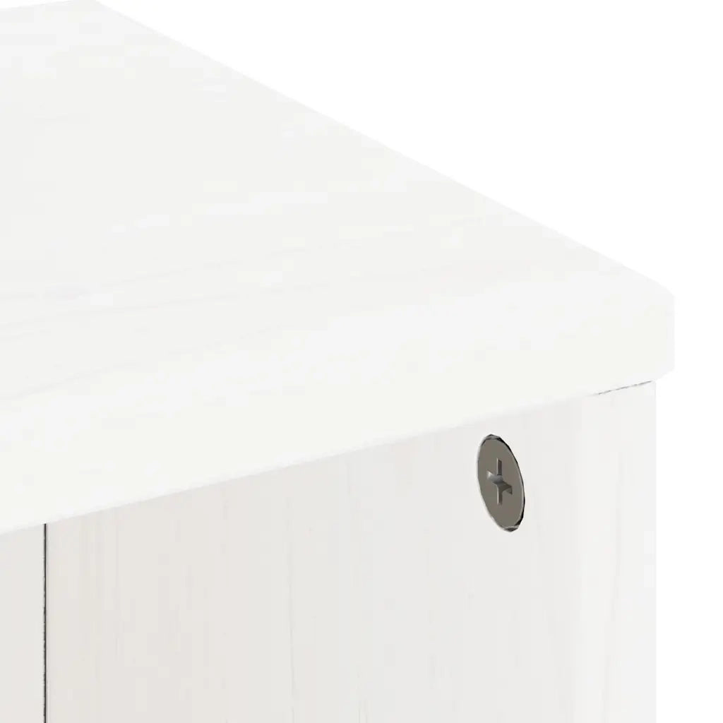 Armadietti Laterali 5 pz ODDA Bianco 40x24x79 cm Legno di Pino 3365361