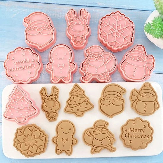 Set di stampi per biscotti - Uitsteekvormpjes - Cookie cutter - Cookie form - Set di stampi per biscotti con diverse forme.