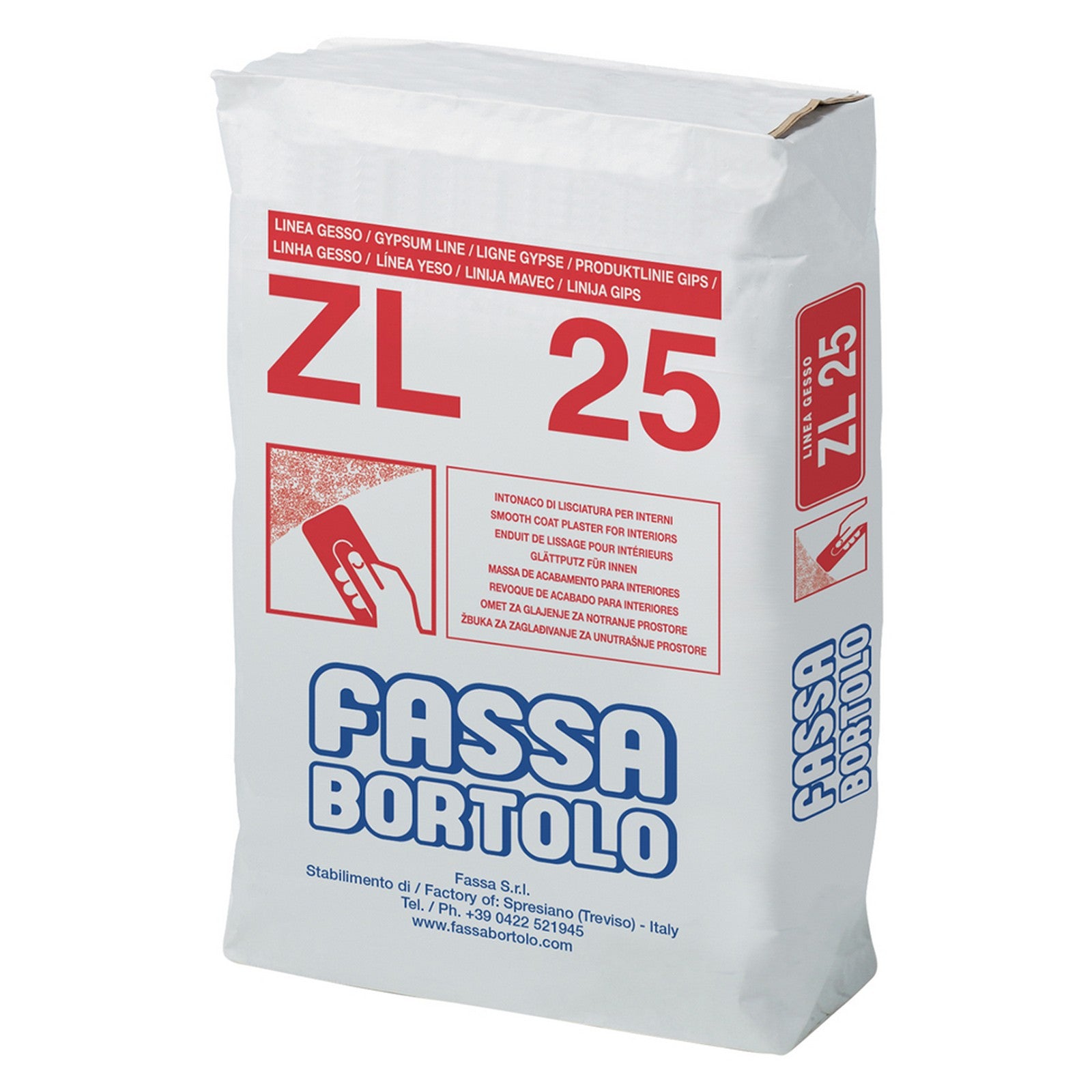 intonaco di lisciatura 'zl 25' kg. 5 cod:ferx.9026320nlm