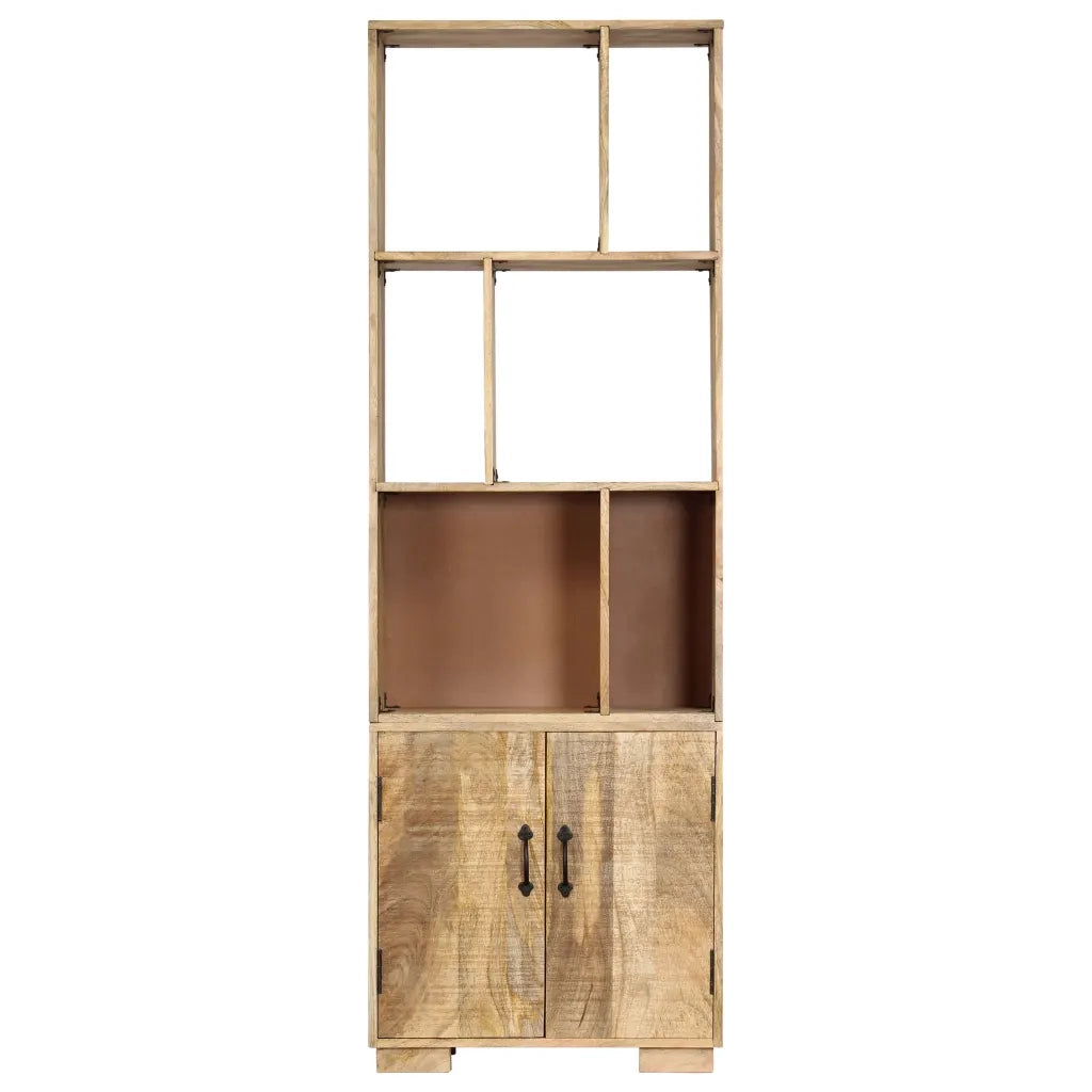 Libreria 60x35x180 cm in Legno Massello di Mango cod mxl 19675