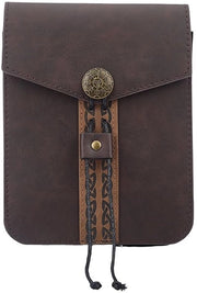 Sella Retro Viking - Pelle Artistica - Bronzo Antico - Cuoio Kokos - Leggero - Progetto Sostenibile - Sella da Sella