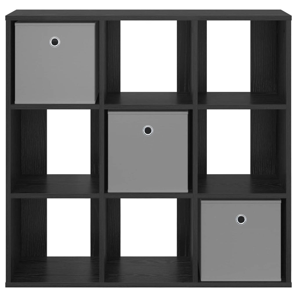 Credenza con cassetto Rovere Nero 88,5 x 29 x 84,5 cm