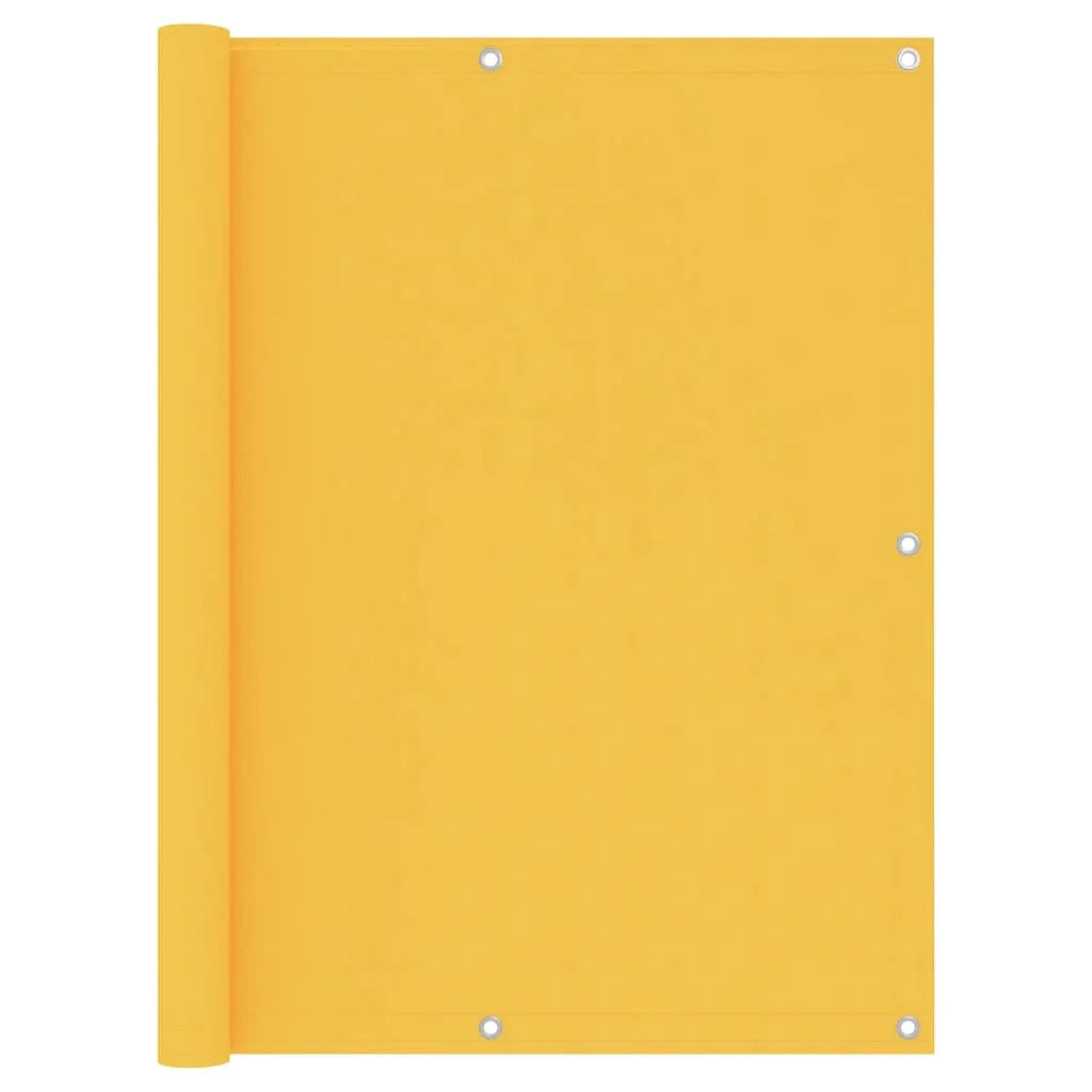 Schermo per balcone schermo per la privacy 120 x 300 cm tessuto Oxford giallo 02_0010184