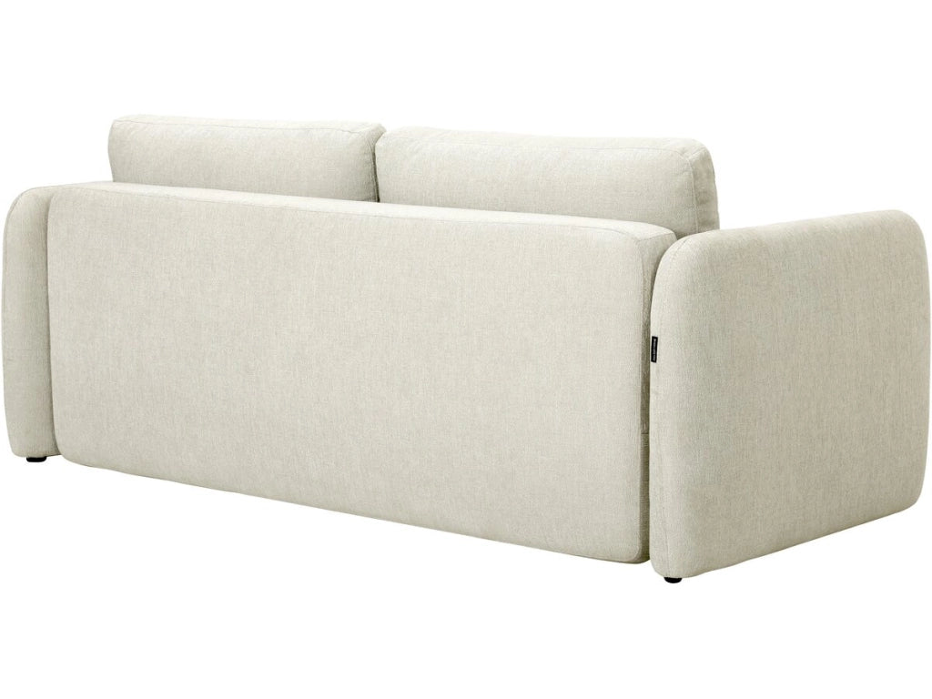 Divano a 3 posti in tessuto "Concorde", trasformabile in letto - Beige