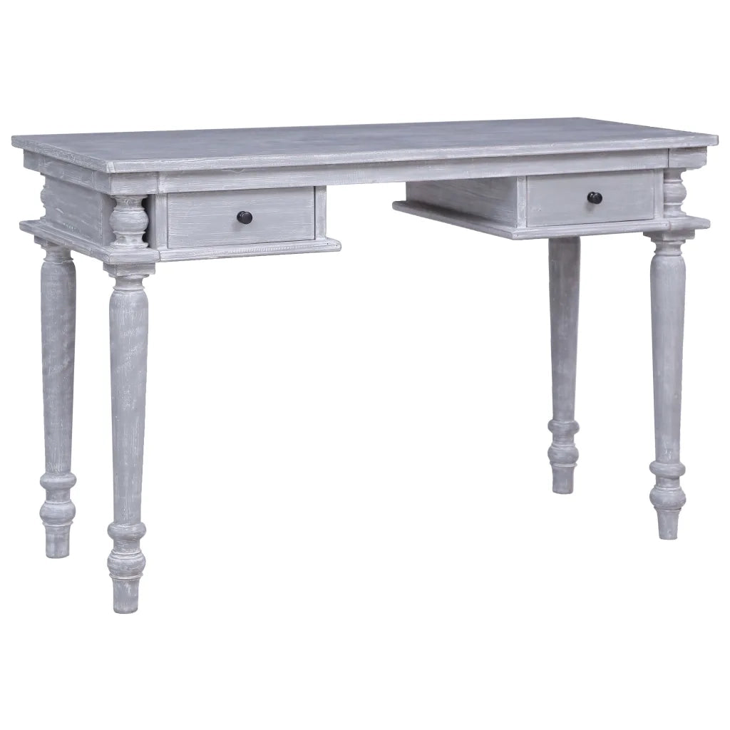 Scrivania 115x50x78 cm in Legno Massello di Mogano cod mxl 60654
