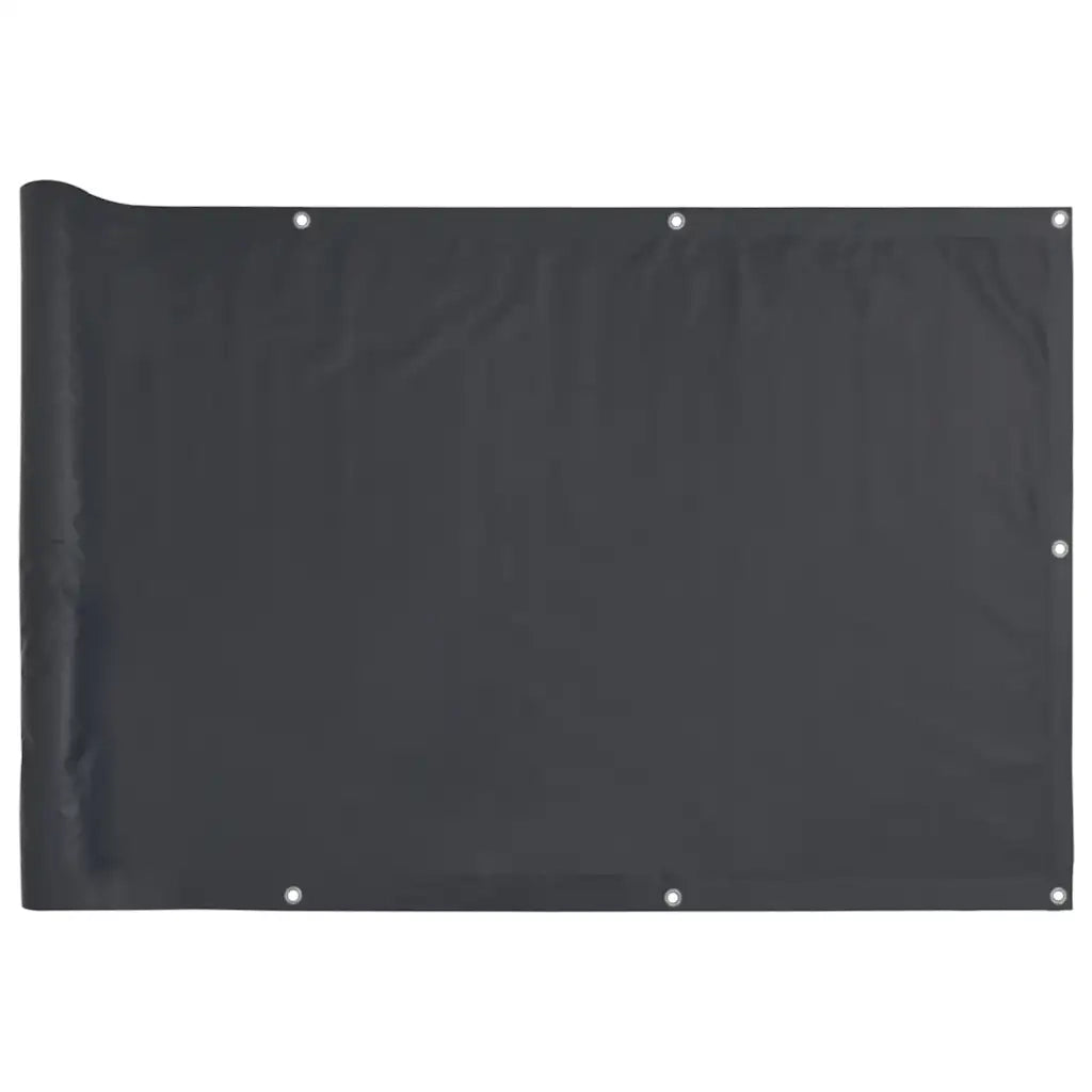 Paravento da Balcone Antracite 600x75 cm in PVC 4005375