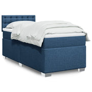 Giroletto a Molle con Materasso Blu 90x190 cm in Tessuto 3288063