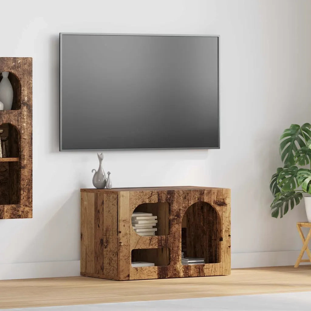 Mobile TV-Credenza per TV-Console TV Legno vecchio 60 x 35 x 40 cm Legno multistrato