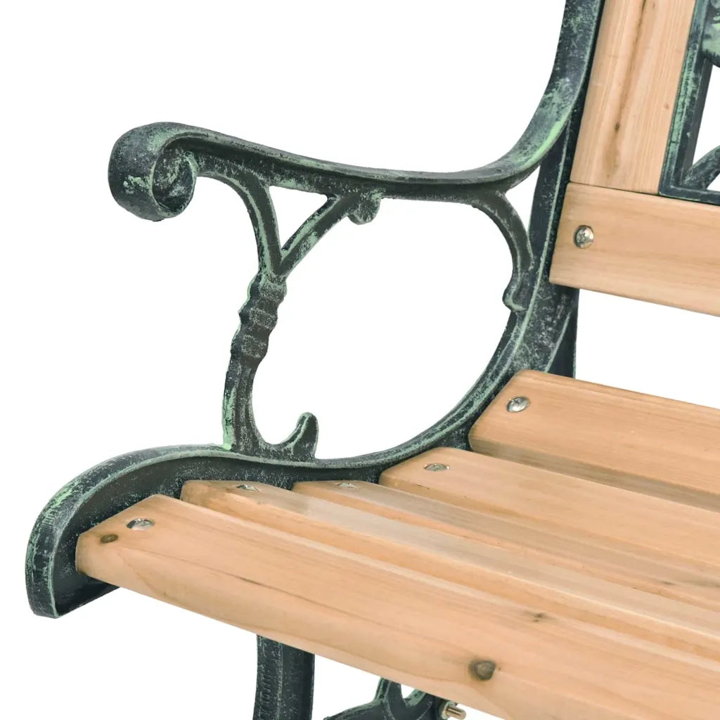 Panchina da Giardino 122 cm in Legno 40261