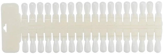 Tavola di colore per unghie 36 punte - Diagramma di pratica per principianti - Materiale plastico - Riciclabile - Display per smalti per unghie - Ideale per manicure