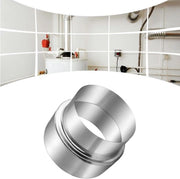 Adattatore di scarico - pezzo di transizione - per camino - 100 mm a 9 mm - acciaio inox