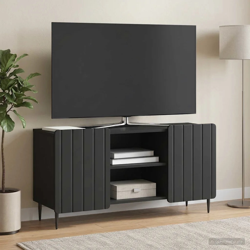 Mobile TV Nero 102 x 34,5 x 52 cm Legno ingegnerizzato 894466