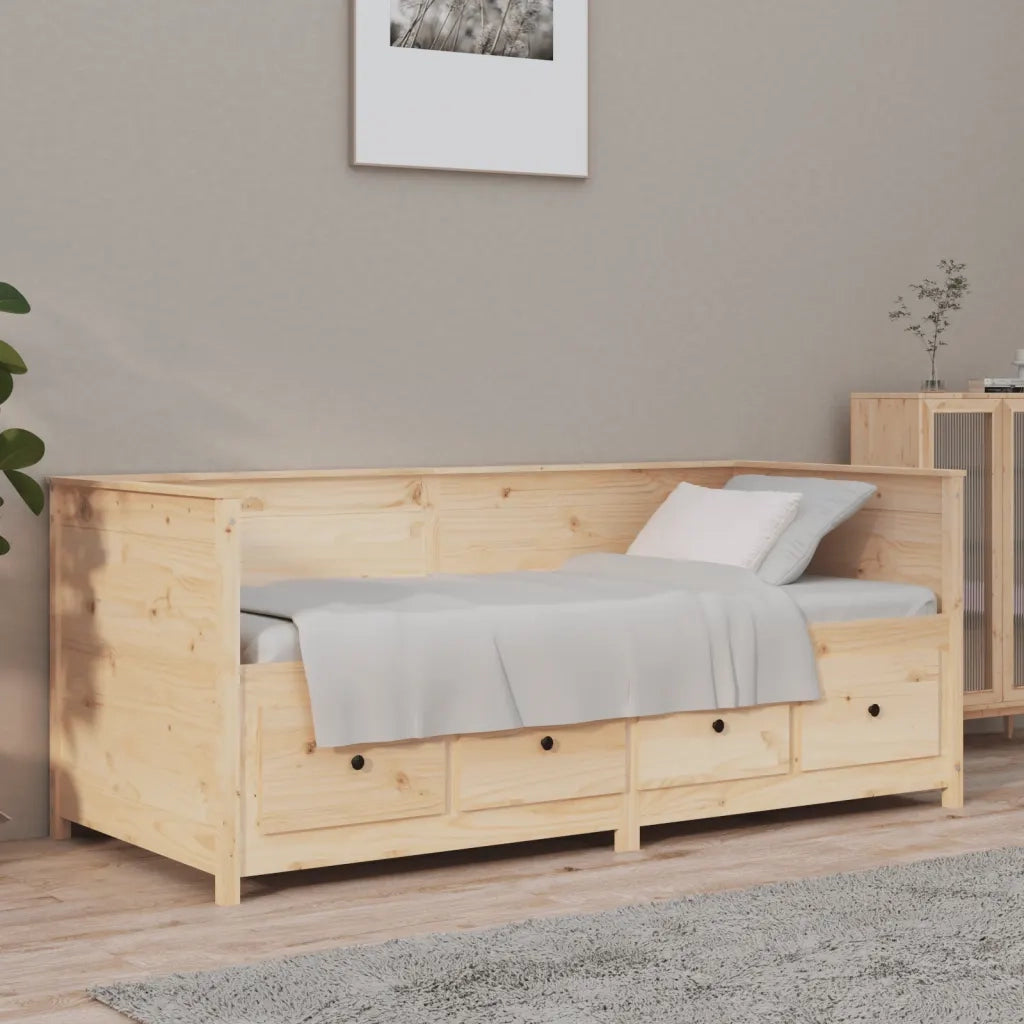 Dormeuse senza Materasso 75x190 cm in Legno Massello di Pino 820916