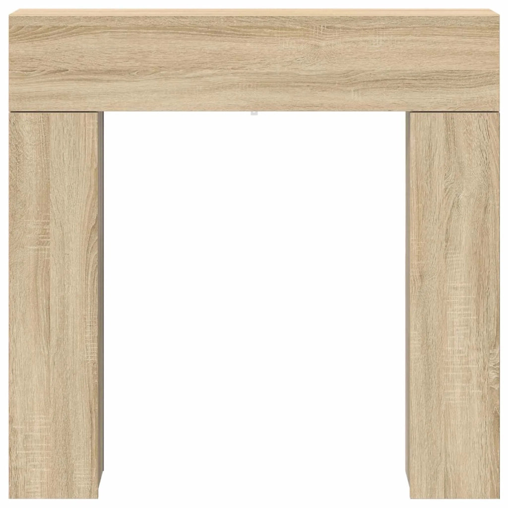 Cornice per camino Rovere Sonoma 102 x 18 x 100,5 cm 8006600