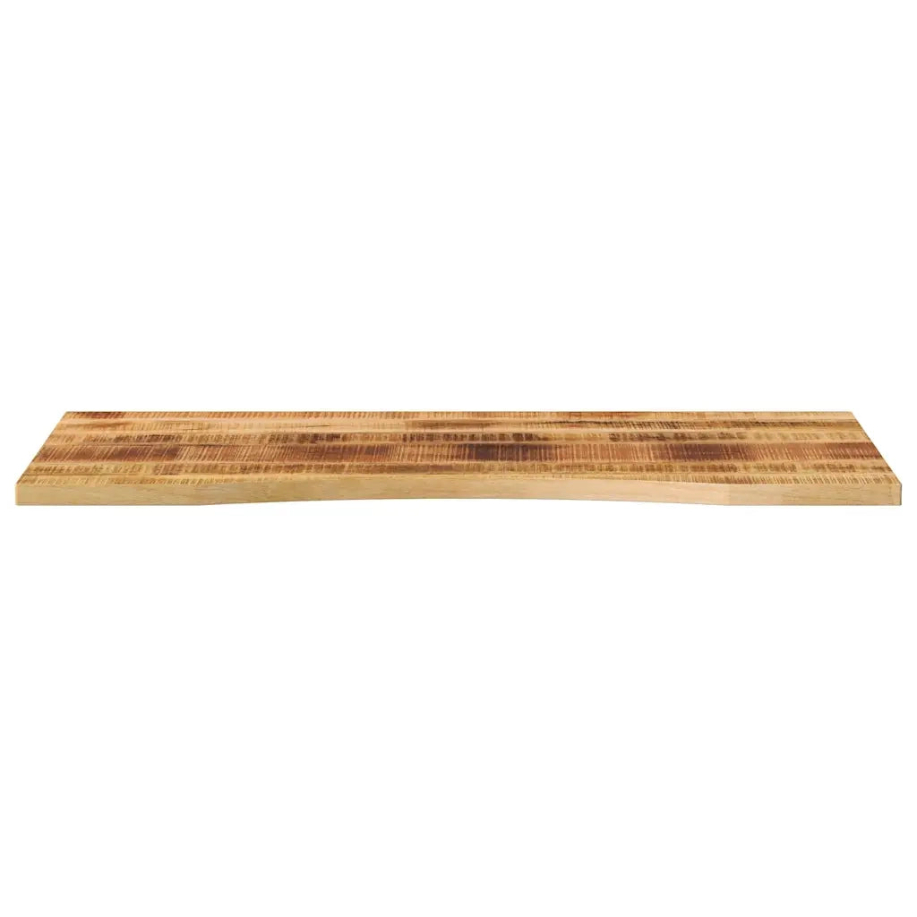 vidaXL Piano Scrivania con Curva 110x50x2,5cm Massello Grezzo di Mango
